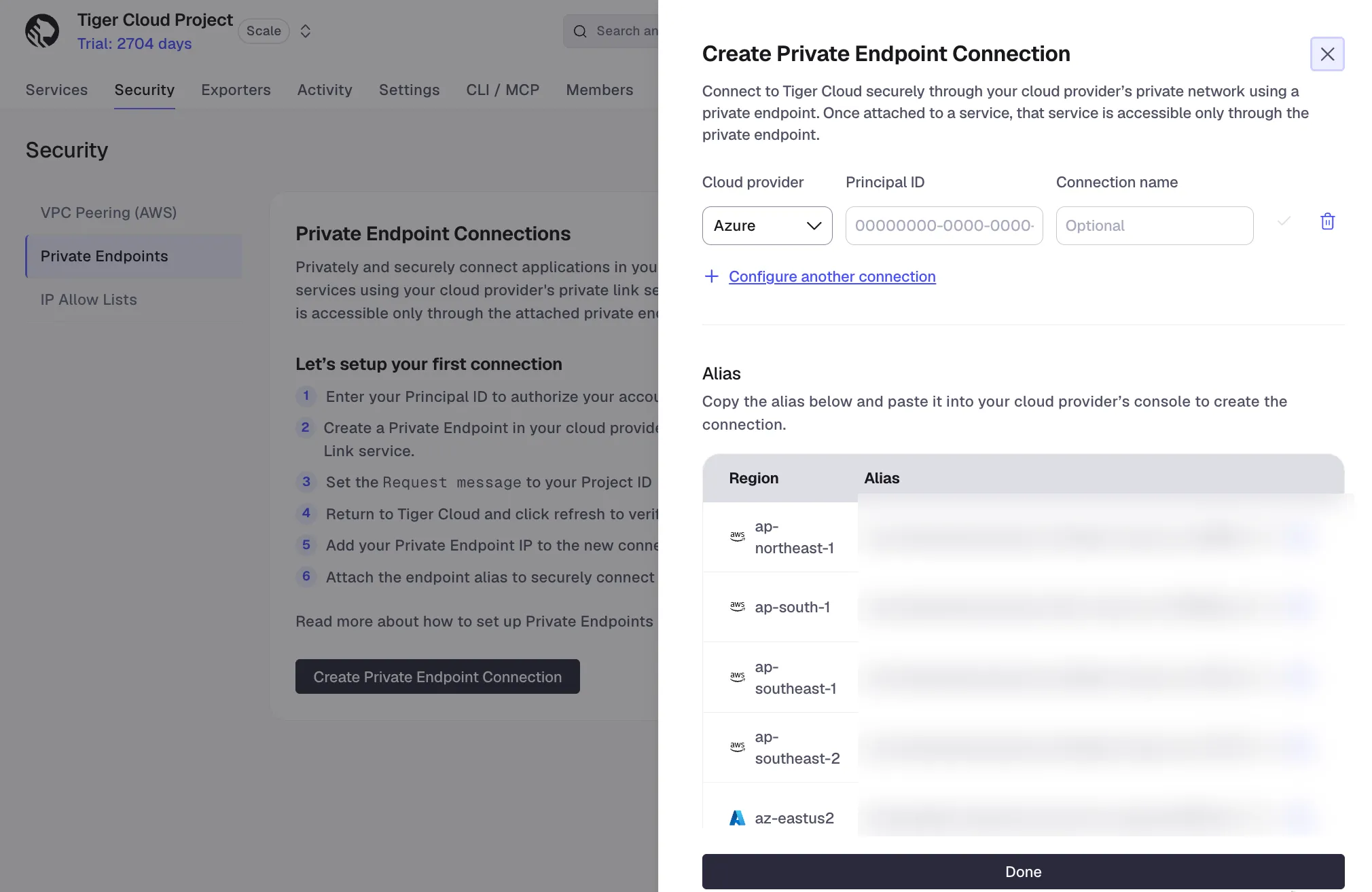 Azure Private Link authorization